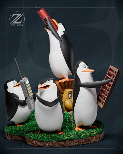Pinguine madagaskar 8 - madagaskar, 1:8