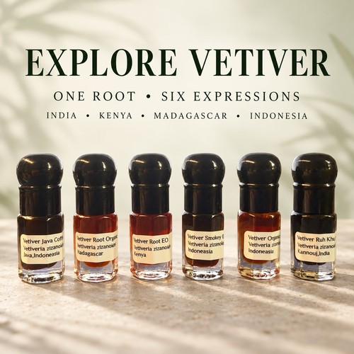 Vetiver essential oil - vetiver,