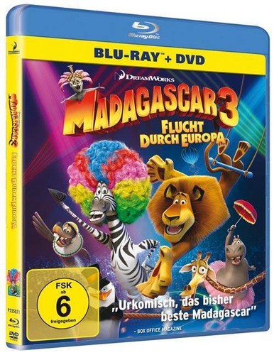 Blu ray madagascar flucht - -,